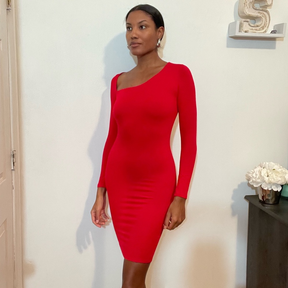 Red dress